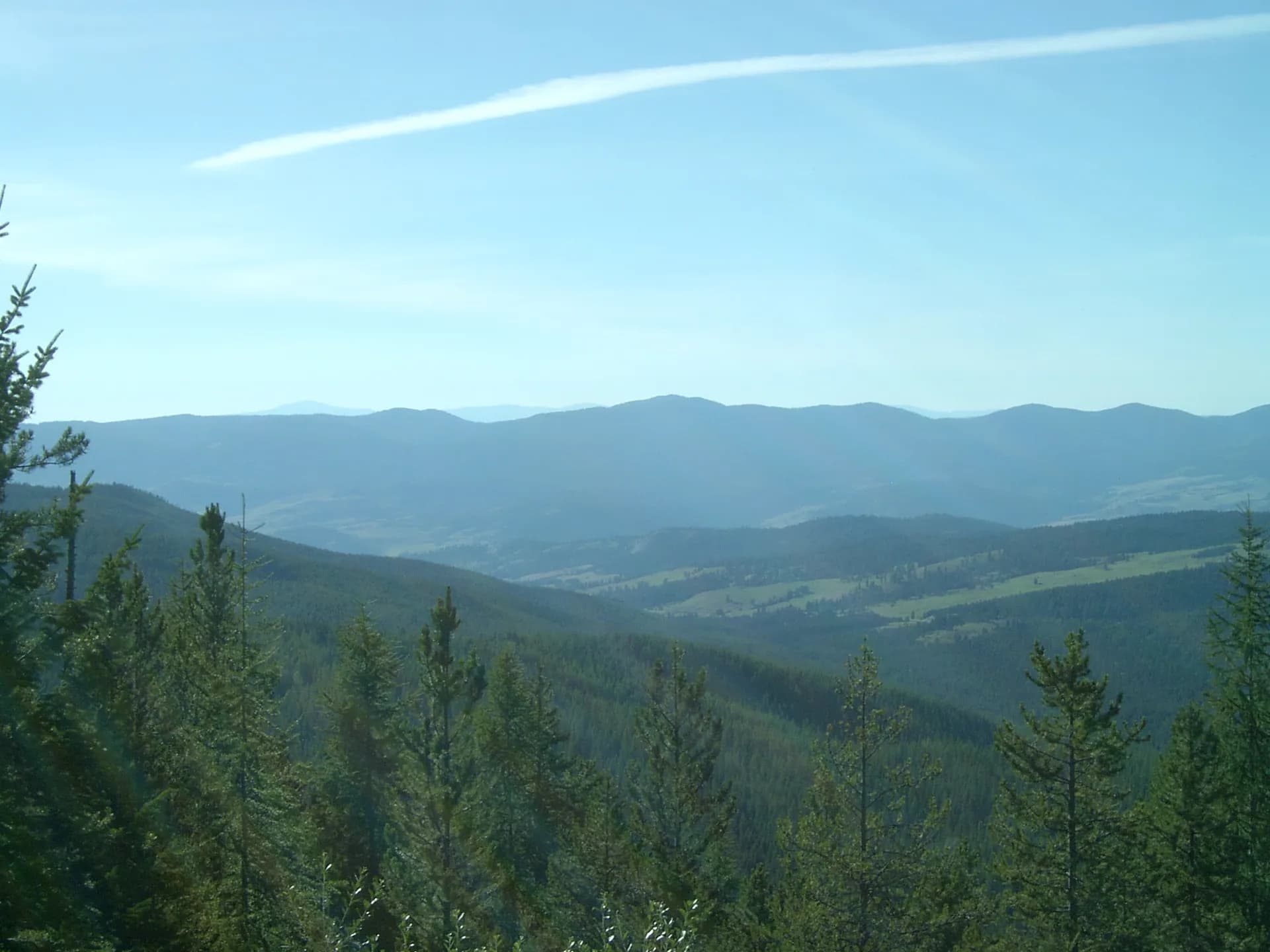 Deer Creek Valley on the Kettle Crest trail in Colville National Forest, Washington