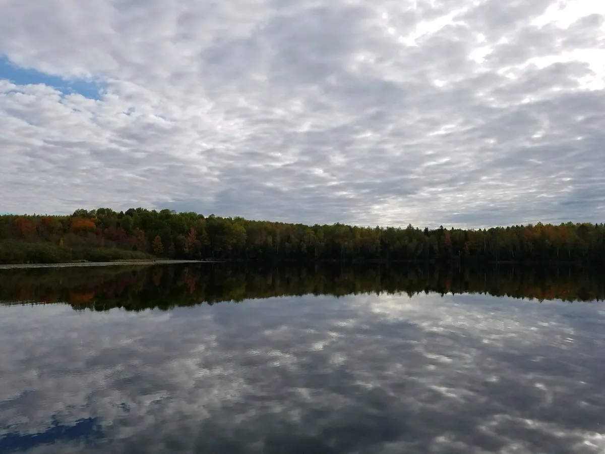 Northwoods lake in Chequamegon-Nicolet National Forest, Wisconsin
